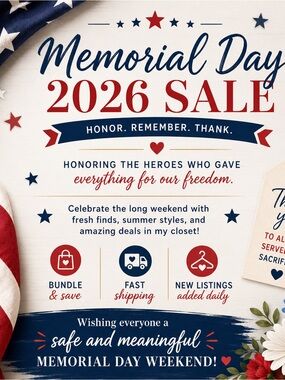 Memorial Day 2026 Sale